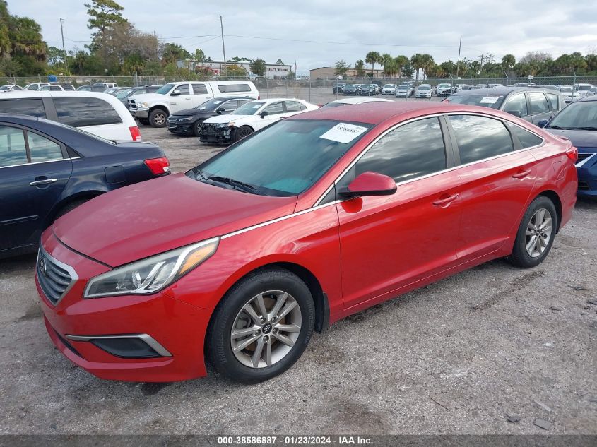 2017 Hyundai Sonata Se VIN: 5NPE24AF0HH446450 Lot: 38586887