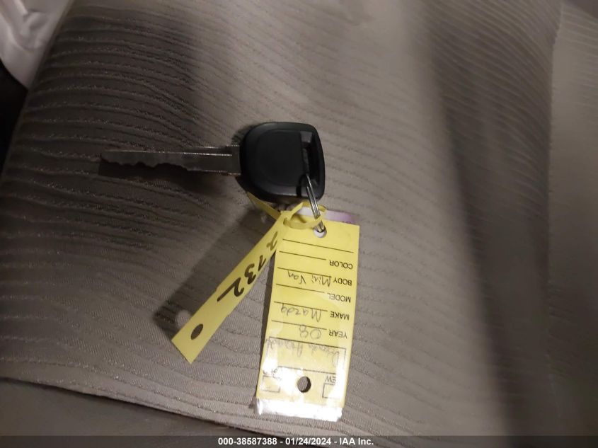 2008 Mazda Mazda5 Sport VIN: JM1CR29L780325333 Lot: 38587388