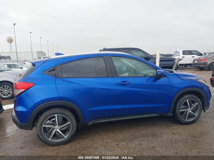 2022 Honda Hr-V Awd Ex VIN: 3CZRU6H57NM765073 Lot: 38587509