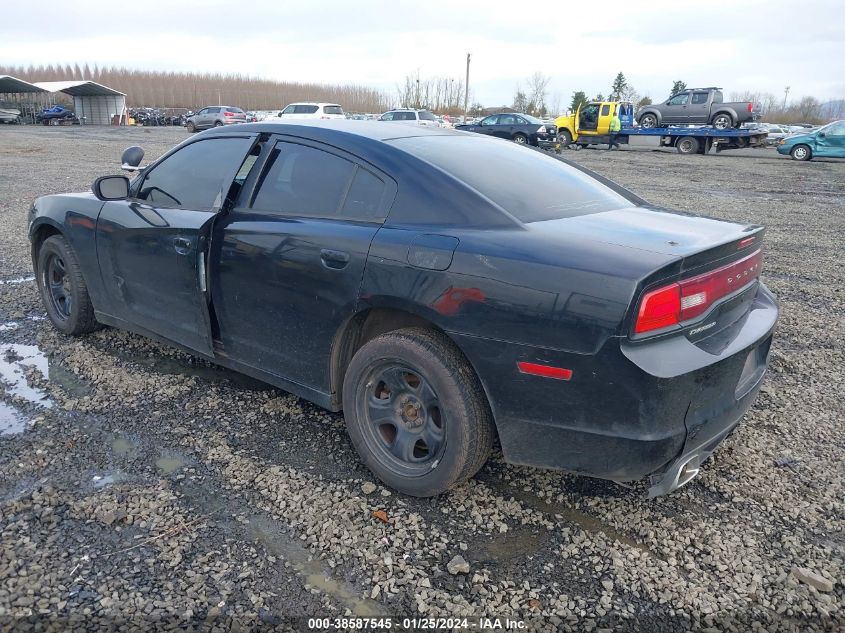 2011 Dodge Charger Police VIN: 2B3CL1CG0BH600276 Lot: 38587545