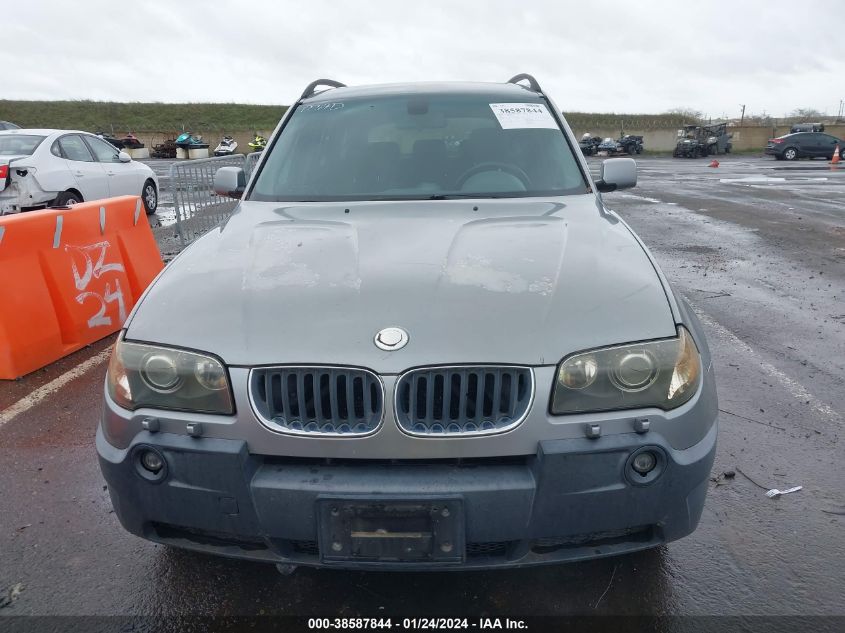 2004 BMW X3 3.0I VIN: WBXPA93424WC34597 Lot: 38587844