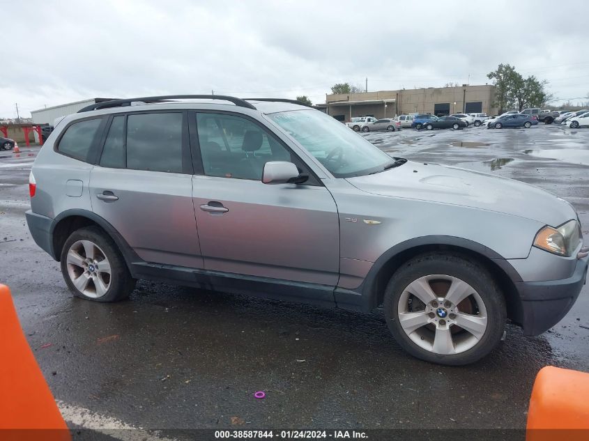 2004 BMW X3 3.0I VIN: WBXPA93424WC34597 Lot: 38587844