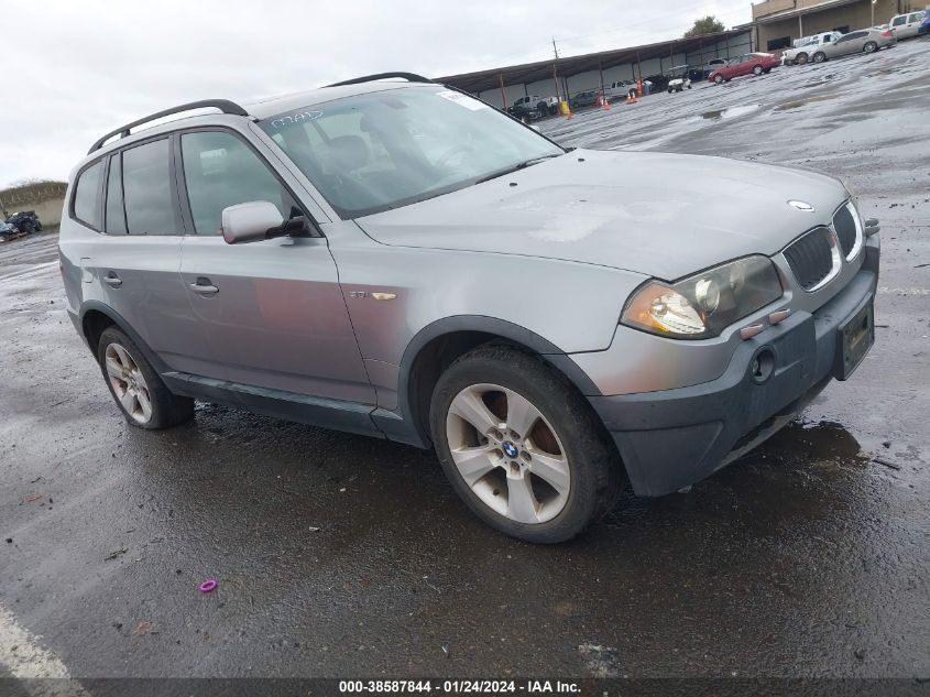 2004 BMW X3 3.0I VIN: WBXPA93424WC34597 Lot: 38587844