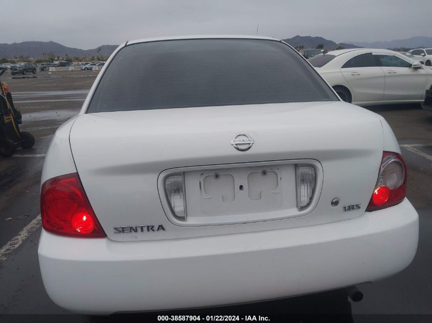 2004 Nissan Sentra 1.8S VIN: 3N1CB51D24L482620 Lot: 38587904