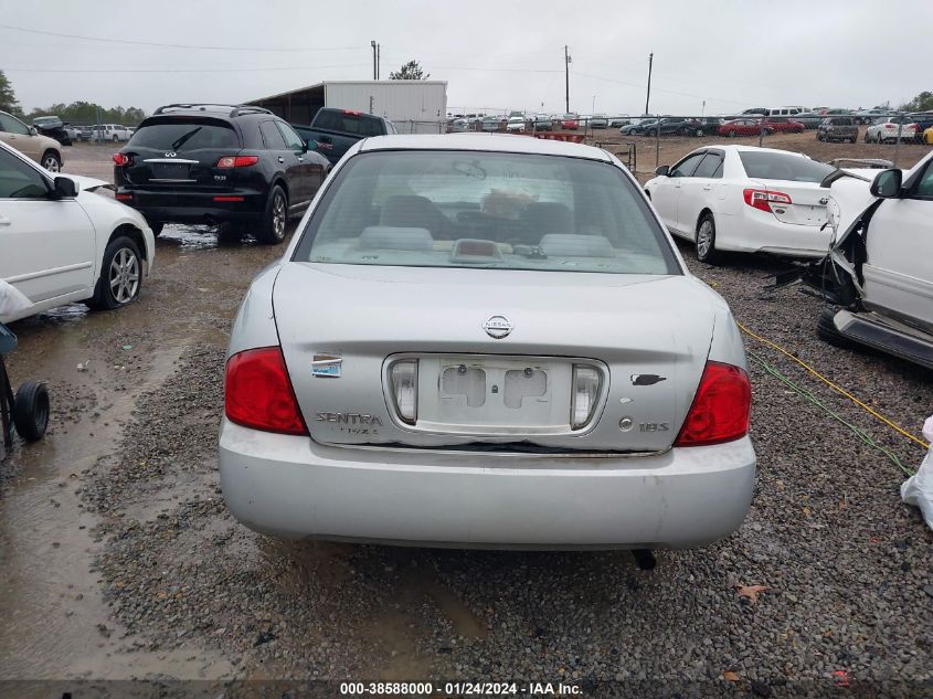 2006 Nissan Sentra 1.8S VIN: 3N1CB51D86L540345 Lot: 38588000