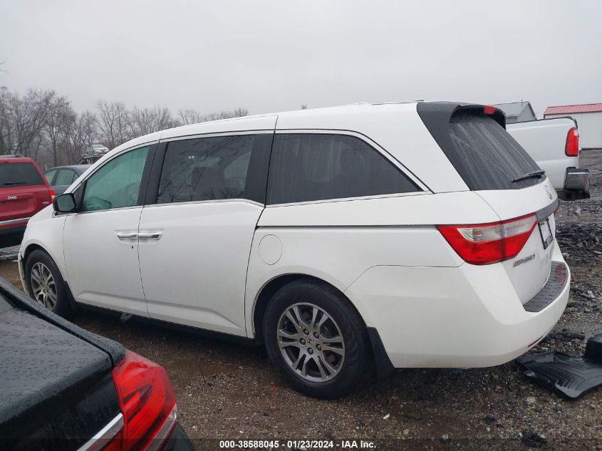 2012 Honda Odyssey Ex-L VIN: 5FNRL5H6XCB042606 Lot: 38588045