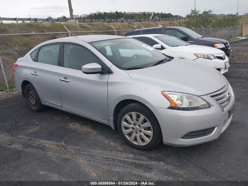 2014 Nissan Sentra Sv VIN: 3N1AB7AP7EY266411 Lot: 38588084