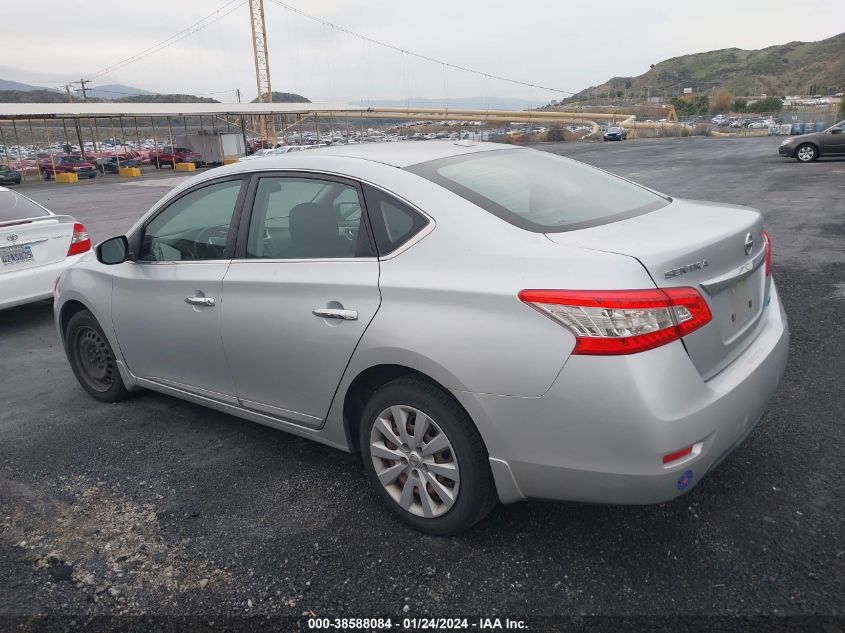 2014 Nissan Sentra Sv VIN: 3N1AB7AP7EY266411 Lot: 38588084