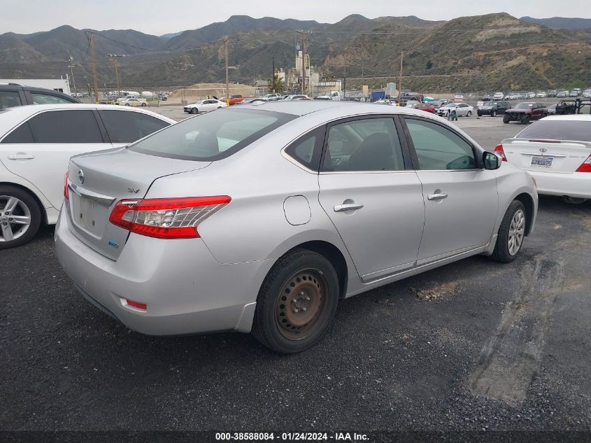 2014 Nissan Sentra Sv VIN: 3N1AB7AP7EY266411 Lot: 38588084