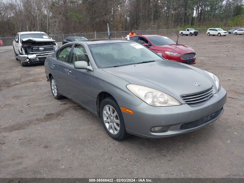 2002 Lexus Es 300 Base (A4) VIN: JTHBF30G025020744 Lot: 38588422