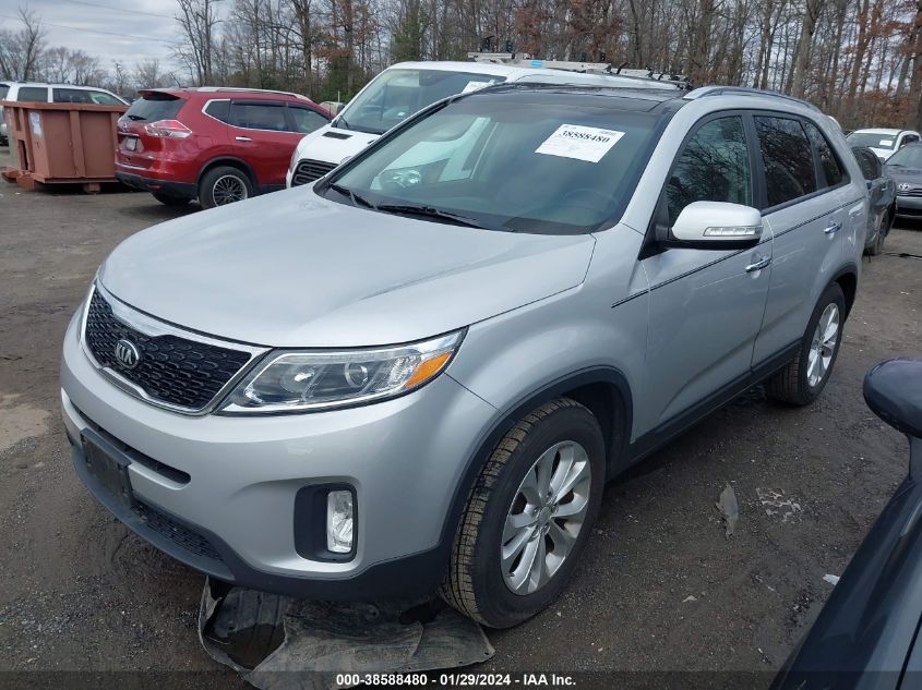 2015 Kia Sorento Ex V6 VIN: 5XYKU4A78FG590113 Lot: 38588480