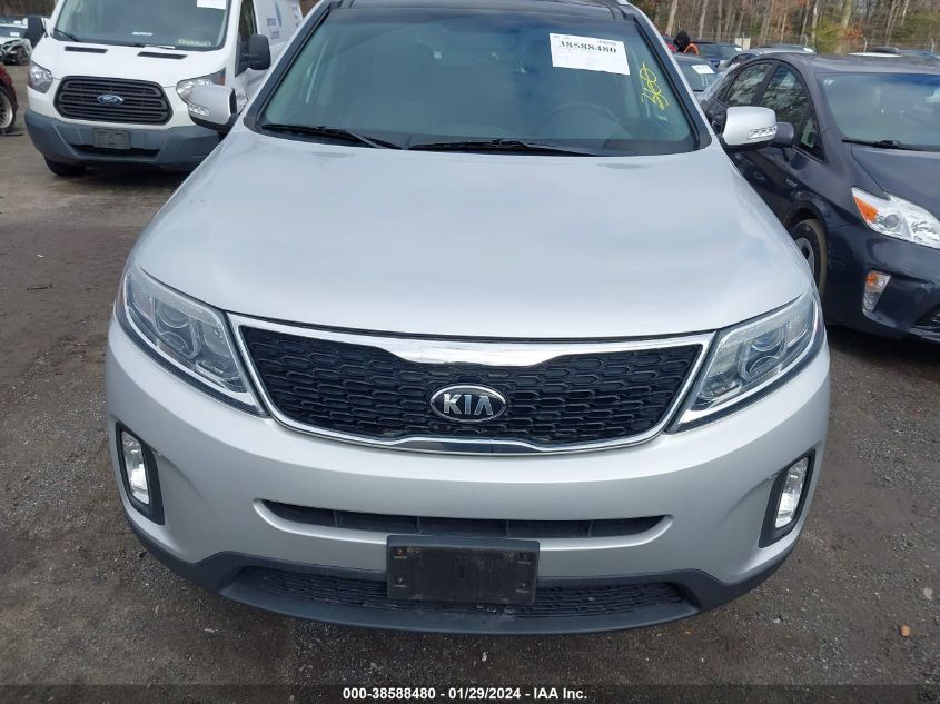 2015 Kia Sorento Ex V6 VIN: 5XYKU4A78FG590113 Lot: 38588480