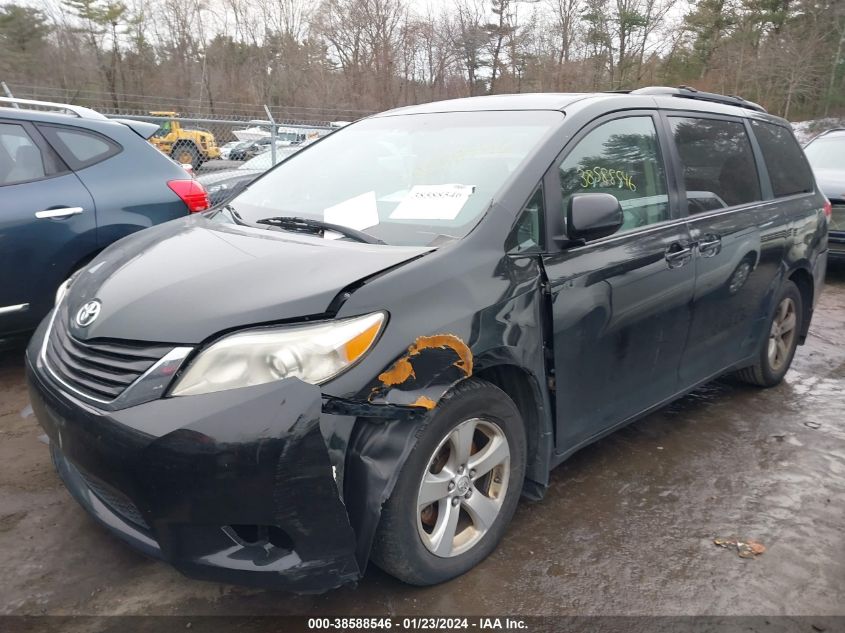 2013 Toyota Sienna Le VIN: 5TDKK3DC8DS370804 Lot: 38588546