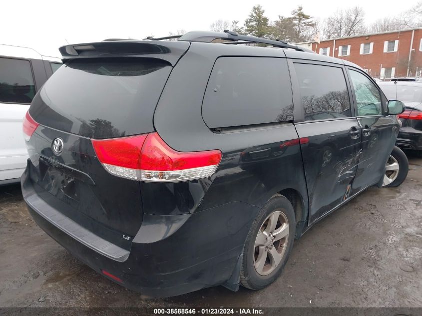 2013 Toyota Sienna Le VIN: 5TDKK3DC8DS370804 Lot: 38588546