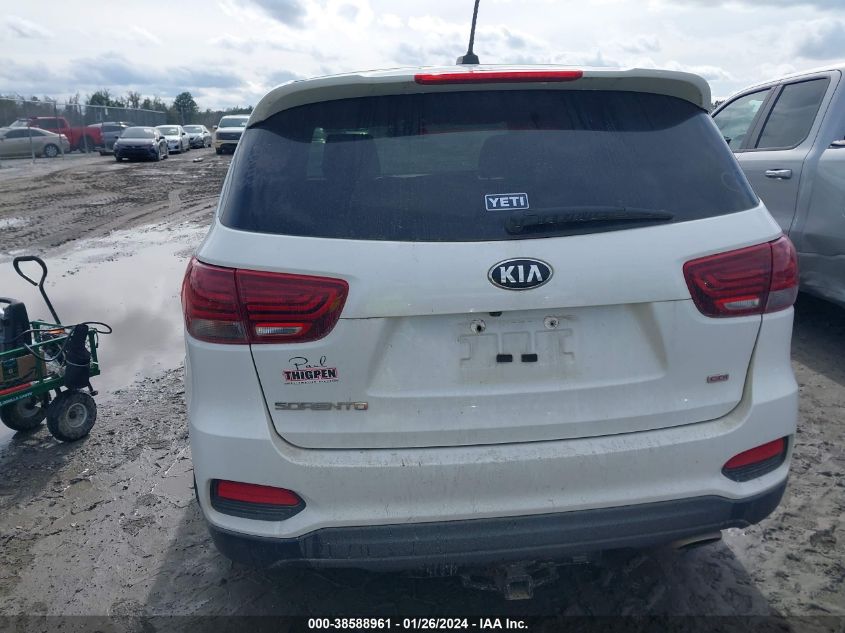 2020 Kia Sorento 2.4L Lx VIN: 5XYPG4A30LG666591 Lot: 38588961