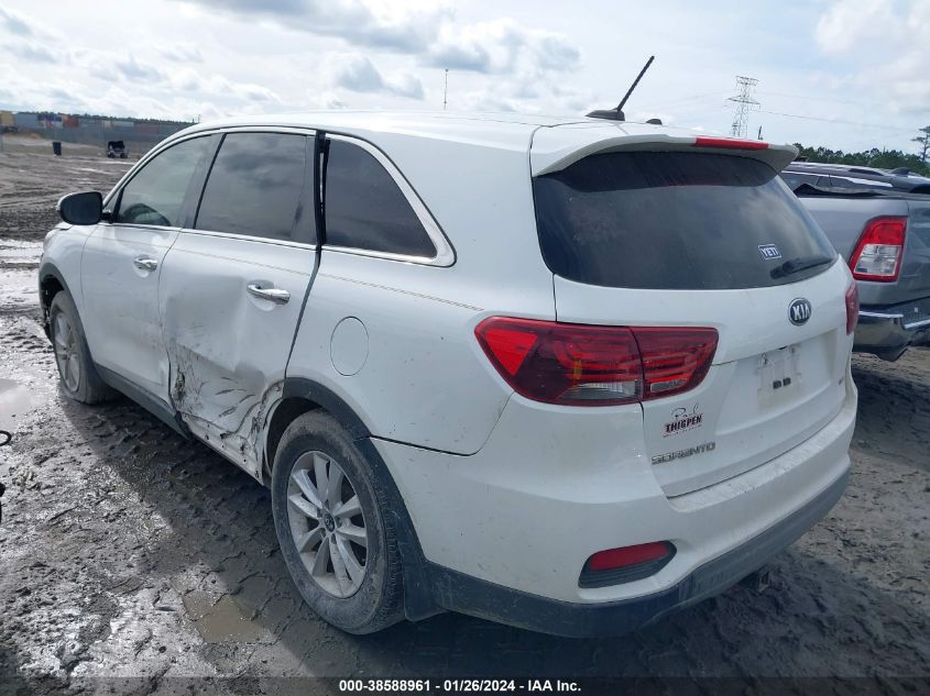 2020 Kia Sorento 2.4L Lx VIN: 5XYPG4A30LG666591 Lot: 38588961