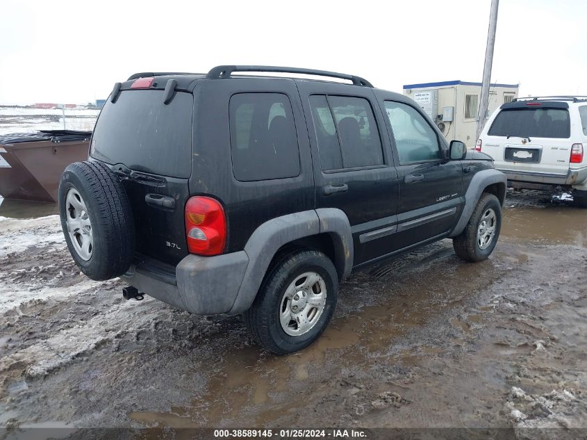 2003 Jeep Liberty Sport VIN: 1J4GK48K93W724657 Lot: 38589145