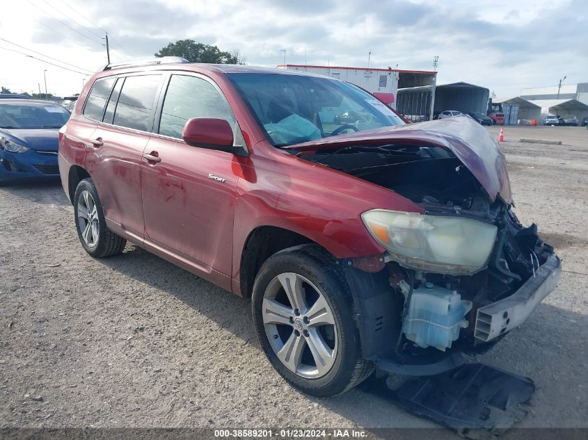 2008 Toyota Highlander Sport VIN: JTEDS43A482065680 Lot: 38589201