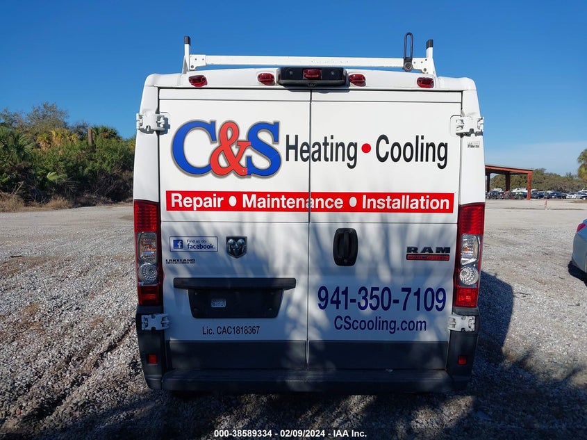 2018 RAM PROMASTER 1500 LOW ROOF 136 WB - 3C6TRVAG5JE109856