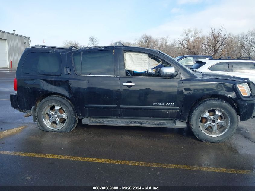 2006 Nissan Armada Se Off-Road VIN: 5N1AA08B46N731156 Lot: 38589388