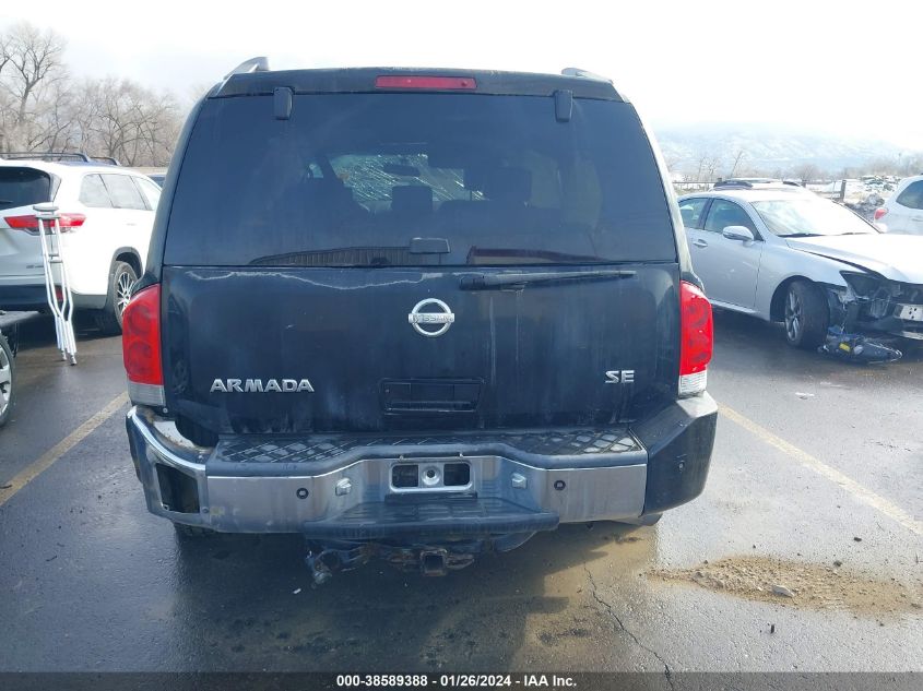 2006 Nissan Armada Se Off-Road VIN: 5N1AA08B46N731156 Lot: 38589388