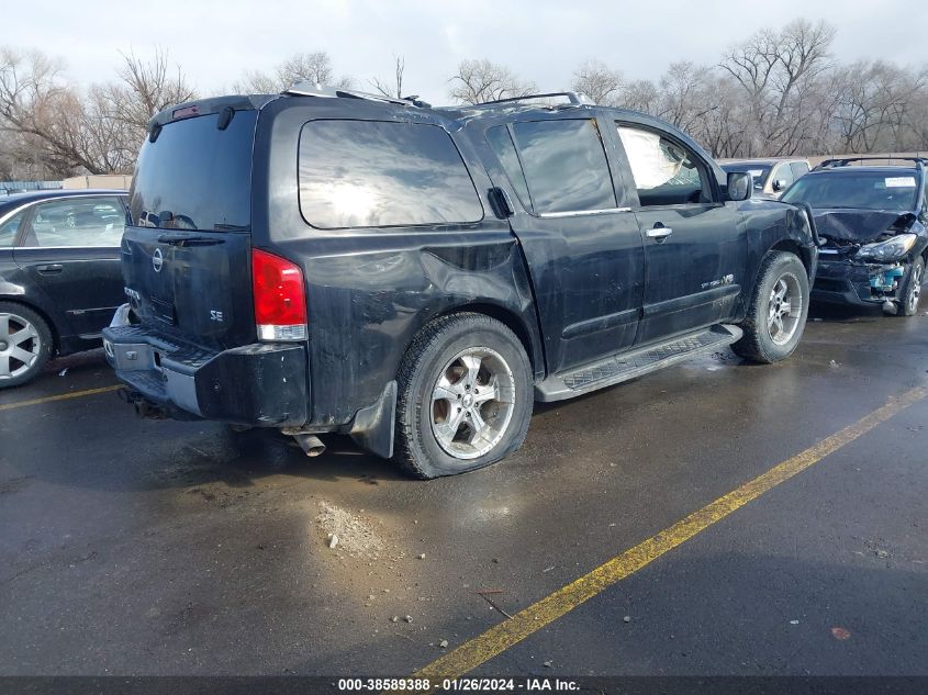 2006 Nissan Armada Se Off-Road VIN: 5N1AA08B46N731156 Lot: 38589388