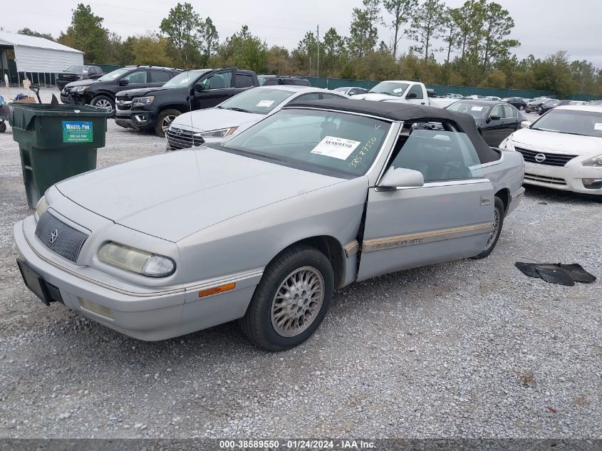 1995 Chrysler Lebaron Gtc VIN: 1C3EU4533SF650238 Lot: 38589550