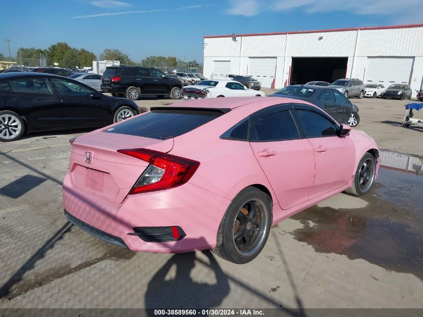 2019 Honda Civic Lx VIN: 2HGFC2F68KH587234 Lot: 38589560