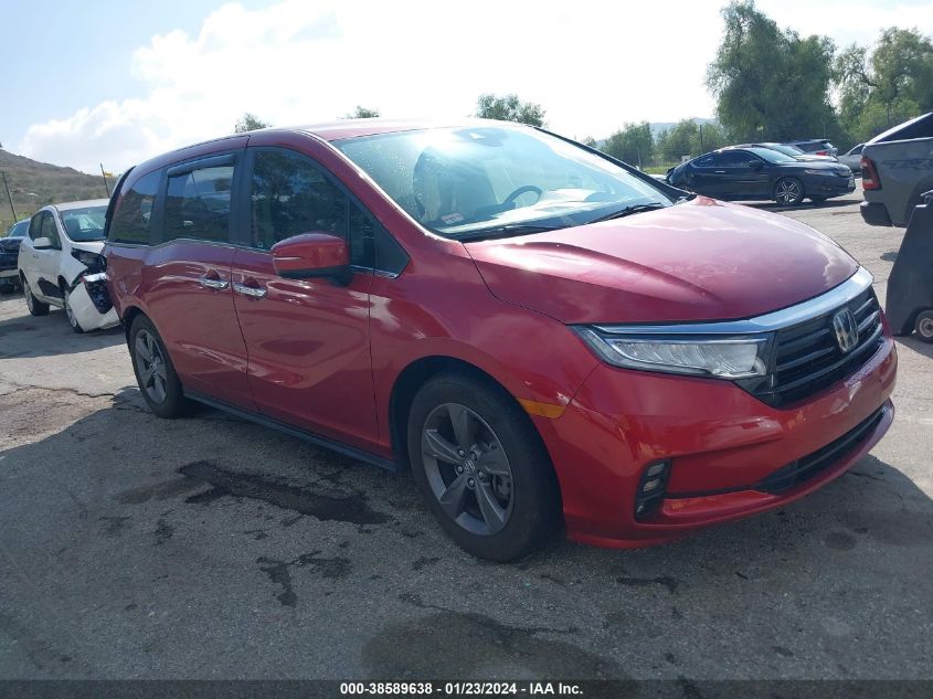 2022 Honda Odyssey Ex VIN: 5FNRL6H53NB035061 Lot: 38589638