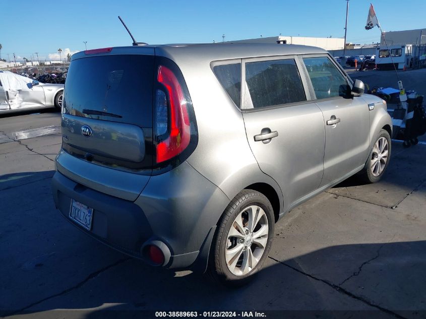 2015 Kia Soul + VIN: KNDJP3A54F7192406 Lot: 38589663