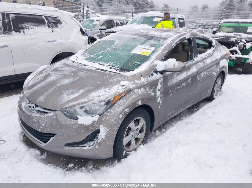 2014 Hyundai Elantra Se VIN: 5NPDH4AE6EH523836 Lot: 38589685