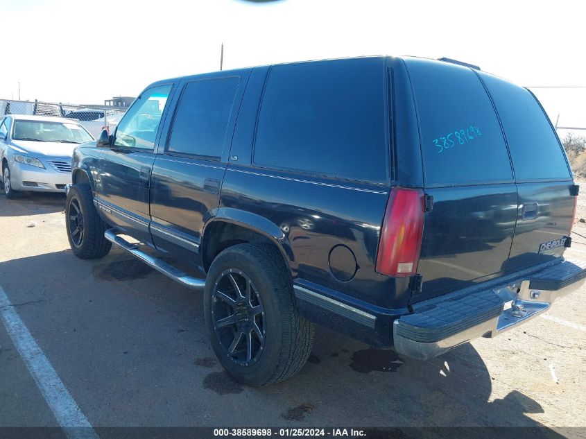 1999 Chevrolet Tahoe Ls VIN: 1GNEK13RXXJ522713 Lot: 38589698