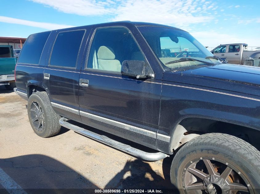 1999 Chevrolet Tahoe Ls VIN: 1GNEK13RXXJ522713 Lot: 38589698