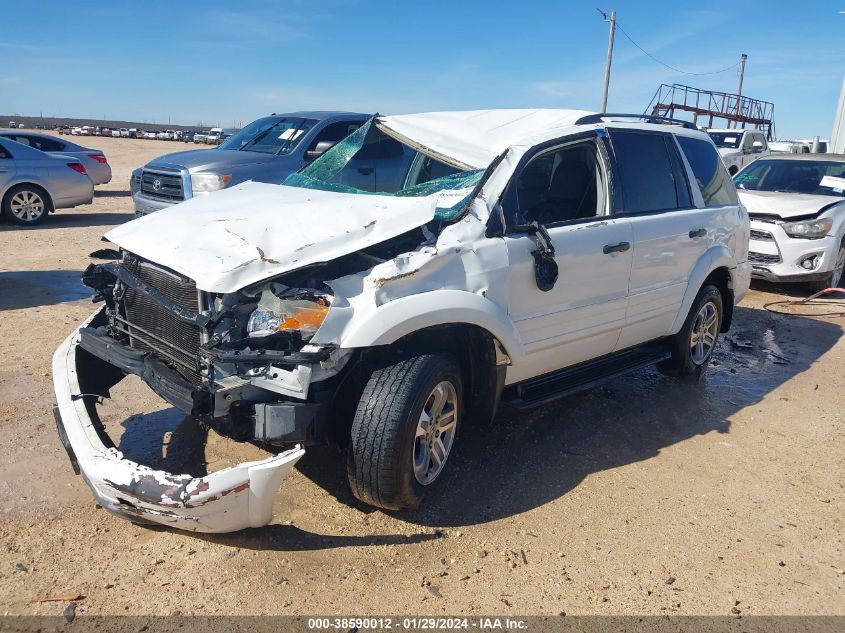 2004 Honda Pilot Ex-L VIN: 5FNYF18584B004943 Lot: 38590012