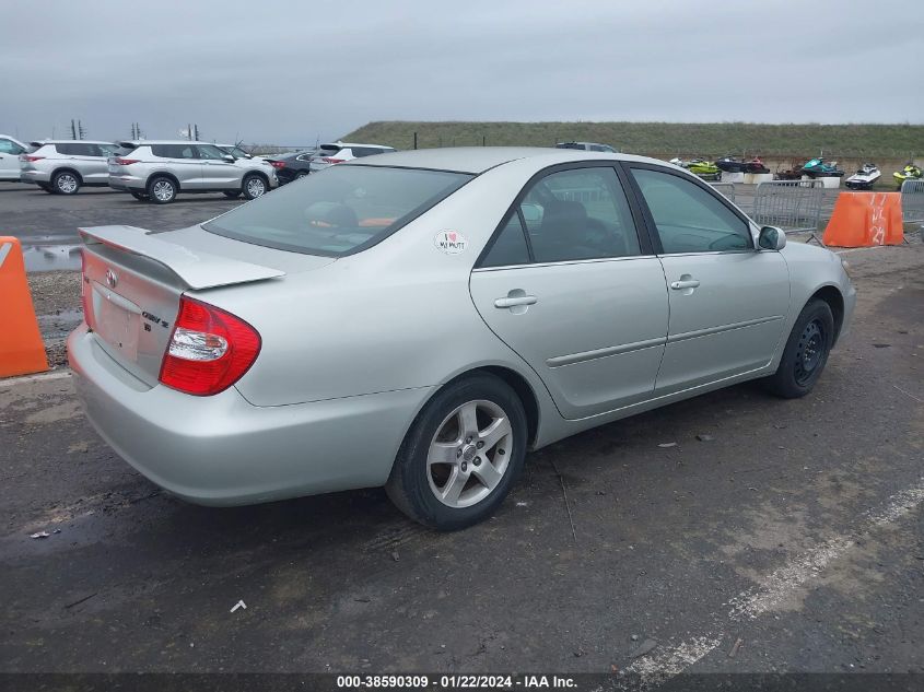 2002 Toyota Camry Se VIN: JTDBF32K420048580 Lot: 38590309