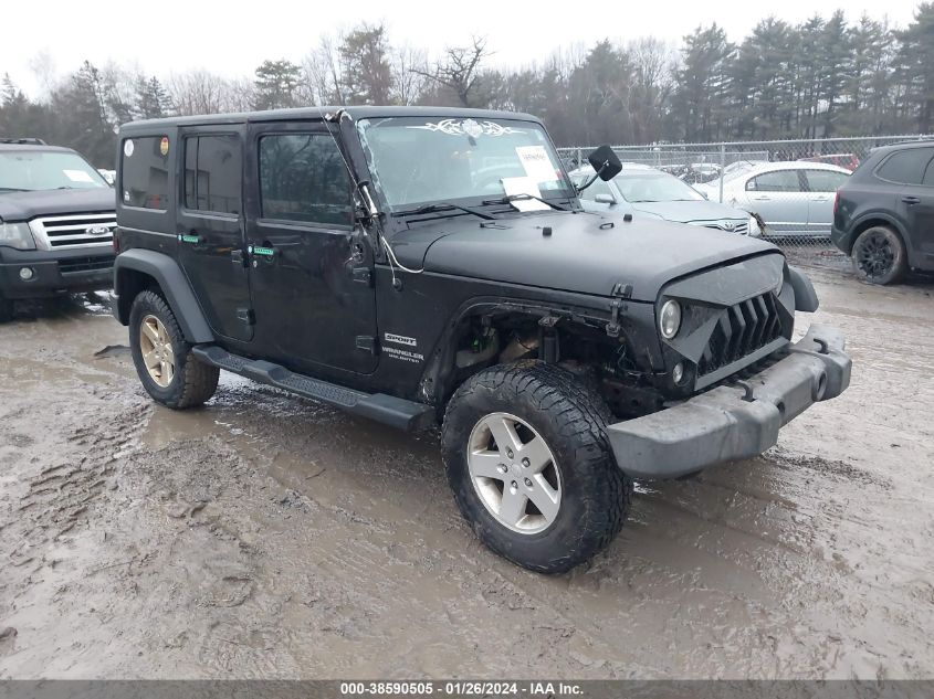 2014 Jeep Wrangler Unlimited Sport VIN: 1C4BJWDG4EL146259 Lot: 38590505