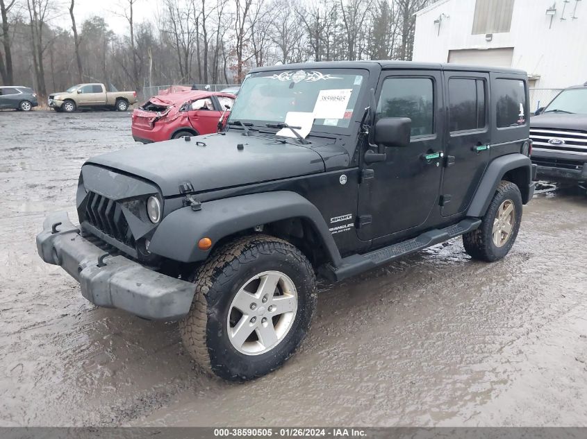 2014 Jeep Wrangler Unlimited Sport VIN: 1C4BJWDG4EL146259 Lot: 38590505