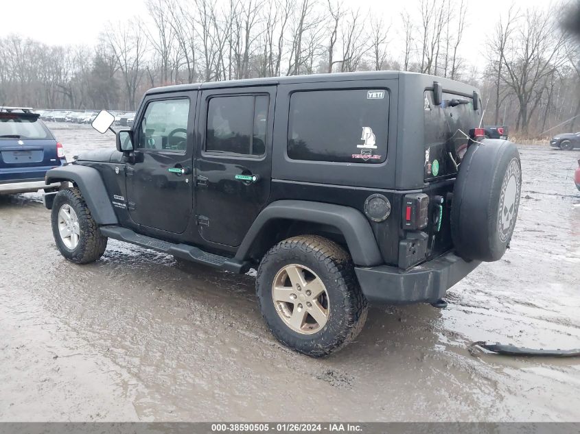 2014 Jeep Wrangler Unlimited Sport VIN: 1C4BJWDG4EL146259 Lot: 38590505