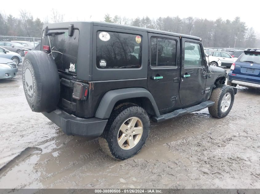 2014 Jeep Wrangler Unlimited Sport VIN: 1C4BJWDG4EL146259 Lot: 38590505