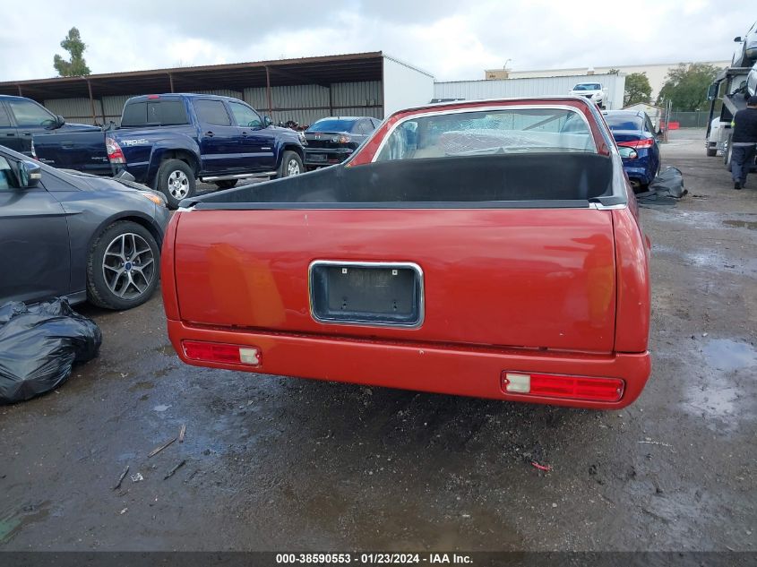 1982 Chevrolet El Camino VIN: 1GCCW80H6CR147021 Lot: 38590553