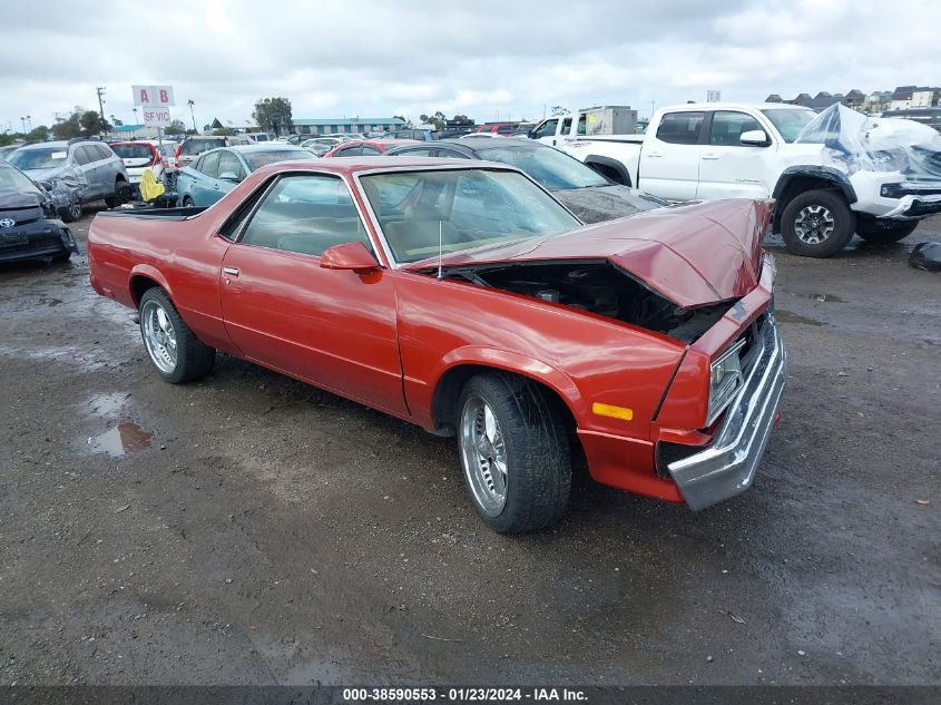 1982 Chevrolet El Camino VIN: 1GCCW80H6CR147021 Lot: 38590553