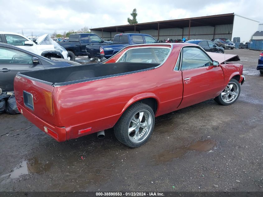 1982 Chevrolet El Camino VIN: 1GCCW80H6CR147021 Lot: 38590553