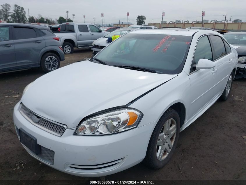 2013 Chevrolet Impala Lt VIN: 2G1WG5E34D1190491 Lot: 38590578