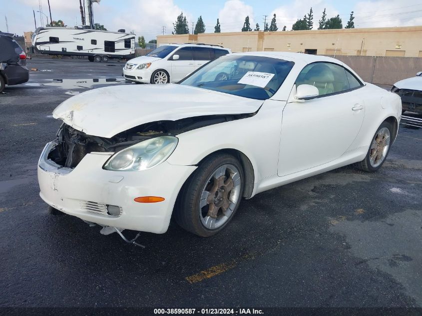 2002 Lexus Sc 430 VIN: JTHFN48Y820014789 Lot: 38590587