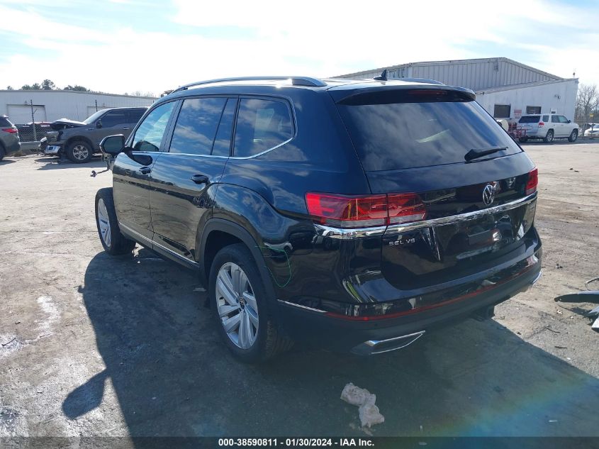 2021 Volkswagen Atlas 3.6L V6 Sel VIN: 1V2BR2CA0MC564149 Lot: 38590811