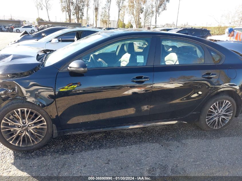 2022 Kia Forte Gt Line VIN: 3KPF54AD3NE503024 Lot: 38590990