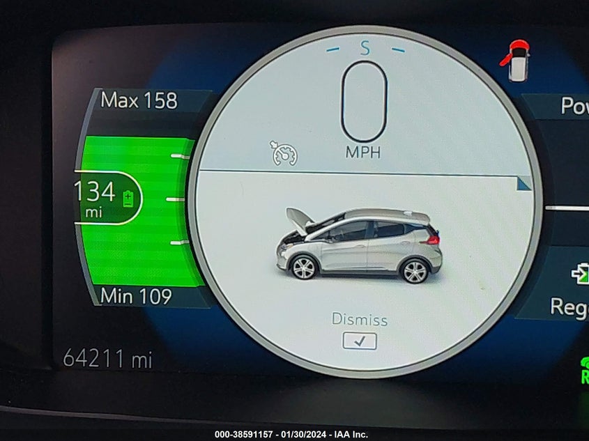 2019 CHEVROLET BOLT EV LT - 1G1FY6S00K4104401