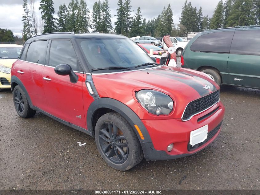 2013 Mini Countryman Cooper S VIN: WMWZC5C54DWP33624 Lot: 38591171