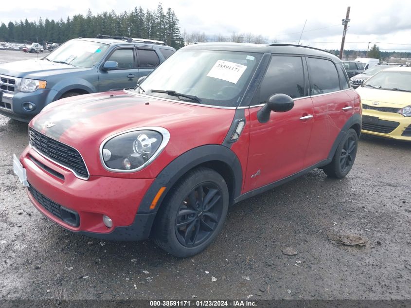 2013 Mini Countryman Cooper S VIN: WMWZC5C54DWP33624 Lot: 38591171