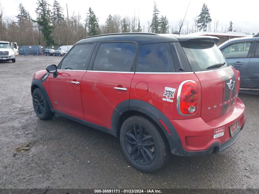 2013 Mini Countryman Cooper S VIN: WMWZC5C54DWP33624 Lot: 38591171